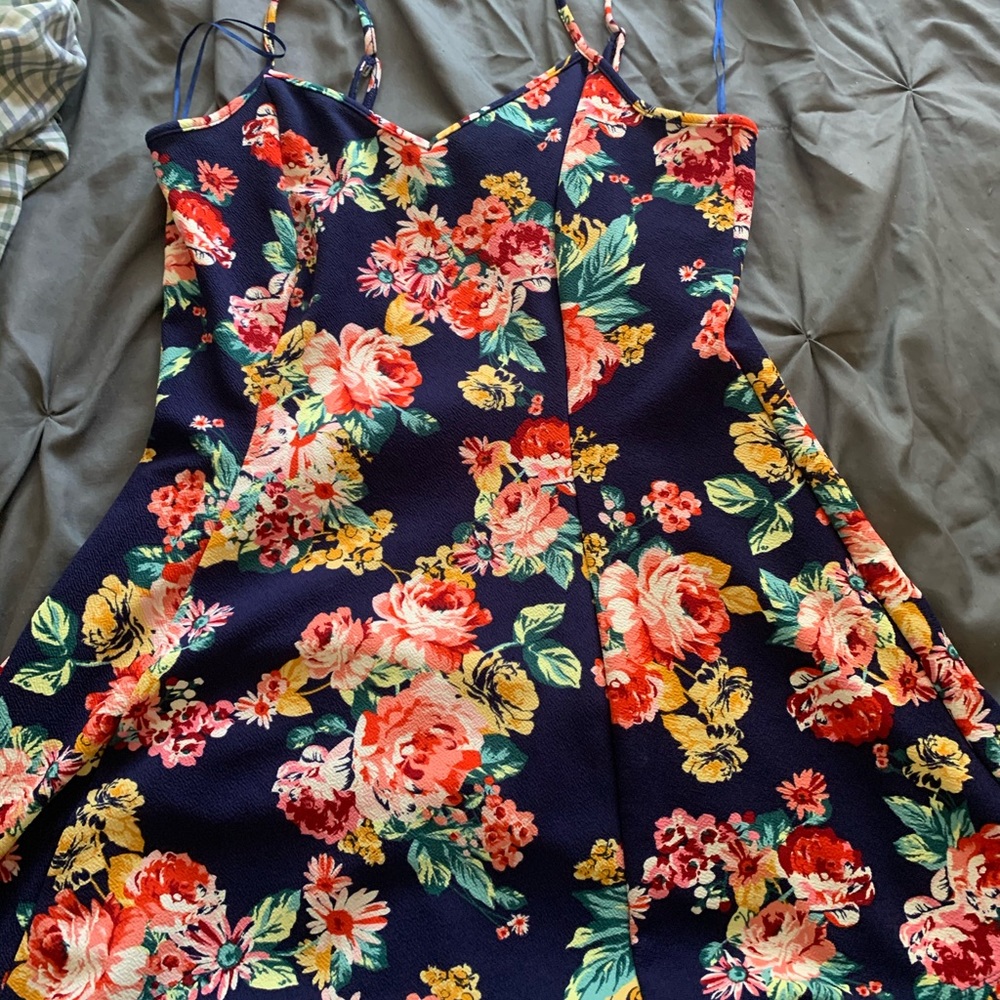 Springtime floral dress